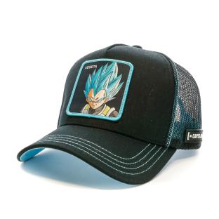 Casquette Noir/Rouge Homme Capslab Vegeta pas cher