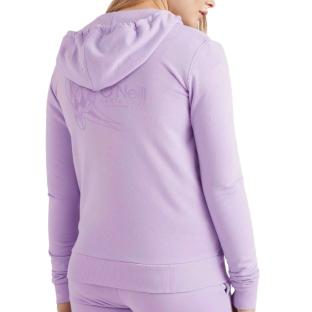 Sweat Zippé à capuche Violet Femme O'Neill Circle Surfer vue 0