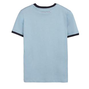 T-Shirt Bleu Homme Teddy Smith Ticlass vue 2