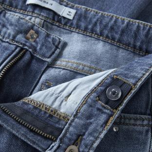 Jean Droit Bleu Fille Name it Rhine vue 0