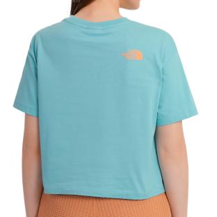 T-Shirt Bleu Femme The North Face Graphic vue 2