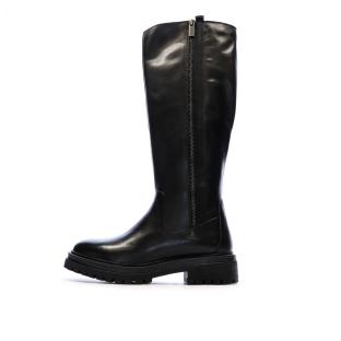 Bottes Noires Femme Geox Irideas pas cher