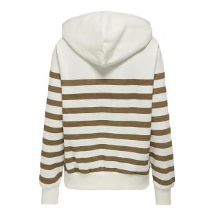 Sweat Blanc/Camel Femme Only Audrey vue 2