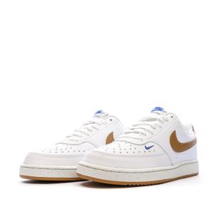 Baskets Blanche/Camel Femme Nike W Court Vision vue 6