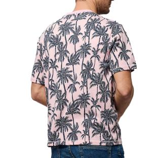 T-shirt Rose/Marine Homme Kaporal TOGO25EM11 vue 2