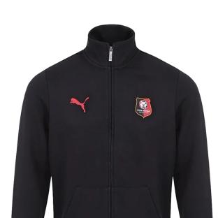 Stade Rennais Sweat Zippé Noir Homme Blank T vue 0