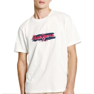 T-shirt Ecru Homme Pepe jeans Arsham vue 0