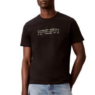 T-Shirt Noir Homme Calvin Klein Jeans LV04RG800G vue 0