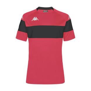 T-Shirt de Sport Rouge Garçon Kappa Dareto 33133WWJR pas cher