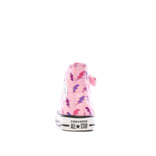 Baskets Roses Fille Converse All Star Electric Bolt vue 3