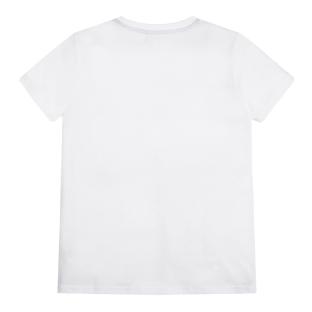 T-shirt Blanc Garçon GuessL3GI01K8 vue 2