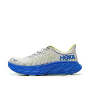 Chaussures de running Grises/Bleu Homme Hoka Arahi 7 pas cher