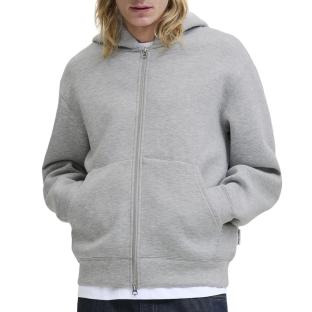 Sweat Zippé Gris Homme Jack & Jones Cover Scuba vue 0