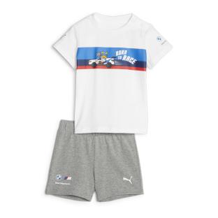 Ensemble Blanc/Gris Garçon Puma Toddler pas cher