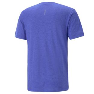 T-Shirt Bleu Homme Puma Run Favorite vue 2