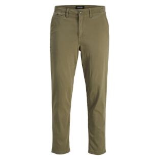 Pantalon Chino Kaki Homme Jack & Jones Tace vue 0