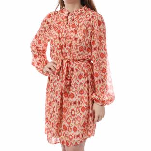 Robe Beige/Orange Femme Vila Vilola pas cher