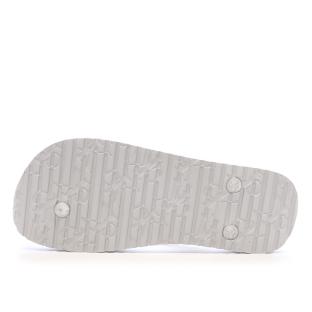 Tongs Grise Femme Calvin Klein Jeans Flip Flop Tpu Metall vue 0