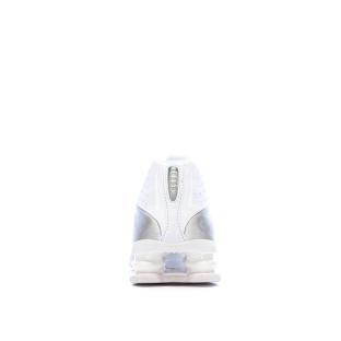 Baskets Blanches Homme Nike Shox R4 vue 0