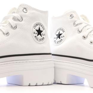 Baskets Blanches Femme Converse All Star Lugged A10364C vue 7