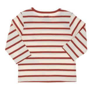 T-shirt Rose à rayures Enfant EOM Loris vue 2