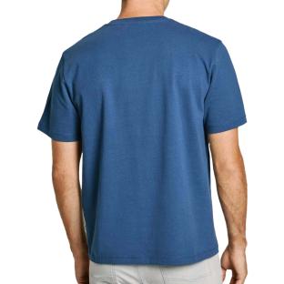 T-shirt Bleu Homme Pepe jeans Connor vue 2
