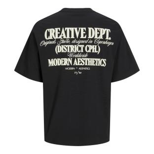 T-Shirt Noir Garçon Jack & Jones Roxbury vue 2