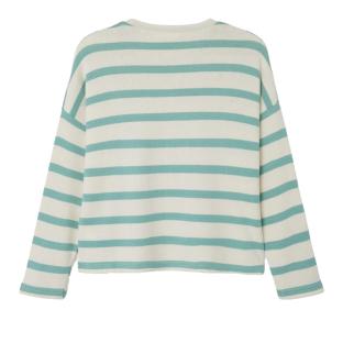 Pull Beige/Vert à rayures Fille Name It Follina vue 0
