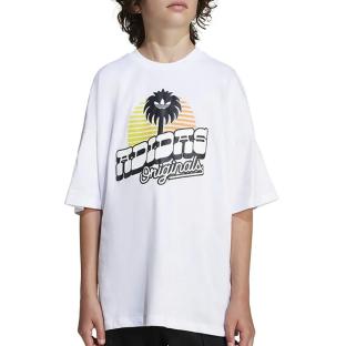 T-Shirt Blanc Enfant Adidas Kids vue 0