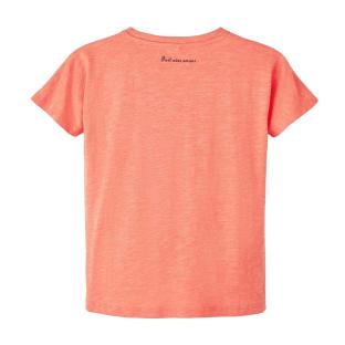 T-shirt Orange Fille Name it falivibes vue 0