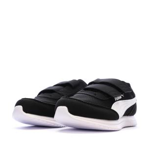 Zapatillas deportivas negras lisas para niño Puma R78 Lightwind ver 0