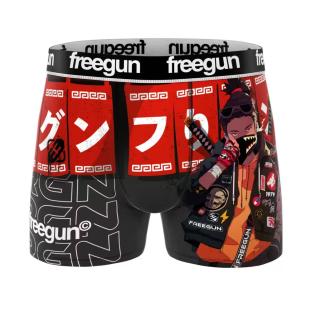 Boxer Noir/Rouge Homme Freegun FGPA97 vue 0