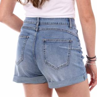 Short Bleu Femme Monday Premium LW526 vue 2
