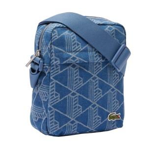 Sacoche Bleu Homme Lacoste denim vue 0