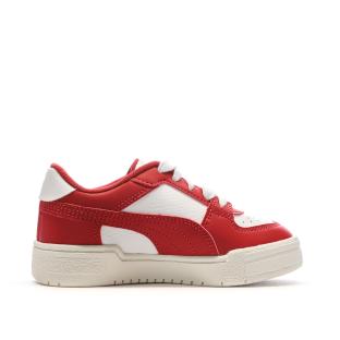Baskets Rouges/Blanches Junior Puma Ca Pro Classic vue 2