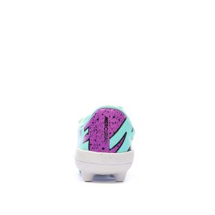 Chaussures de football Turquoises Garçon Nike Vapor 15 vue 3