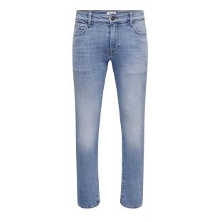 Jean Slim Bleu Clair Homme ONLY & SONS  One Box pas cher