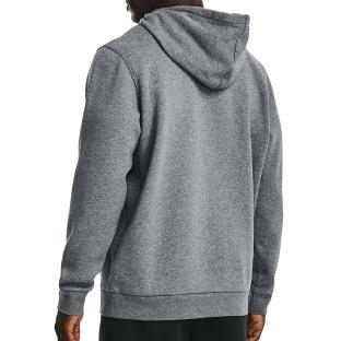 Grauer Herren-Kapuzenpullover Under Armour Essential Fleece Hoodie Ansicht 0