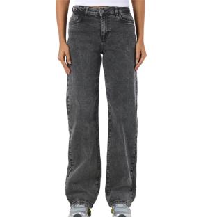 Jean Droit Gris Femme Noisy May Landa vue 0