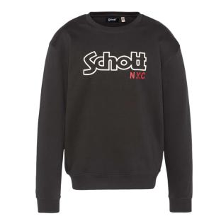 Sweat Noir Homme Schott Stanley pas cher