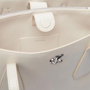 Sac Cabas Noir Femme Blanc Calvin Klein Jeans Medium vue 0