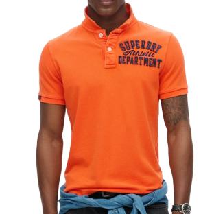 Superdry Vintage Athletic Men’s Orange Polo Shirt Photo of the Espace des Marques %store% store - view of %key%