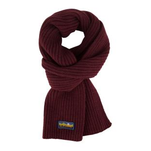 Écharpe Bordeaux Femme Superdry Vintage pas cher