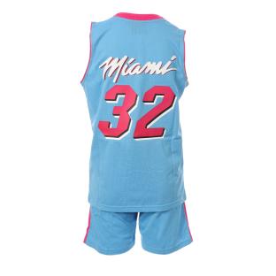 Miami Ensemble de basket Bleu/Rose/Blanc Enfant Sport Zone vue 0