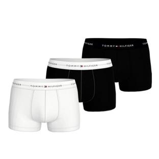 X3 Boxers Noir/Blanc Homme Tommy Hilfiger 3p Trunk Dtm pas cher