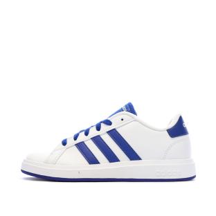 Baskets Blanc/Bleu Garçon Junior Adidas Grand Court 2.0 vue 0