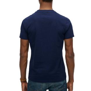T-shirt Marine/Rouge Homme Superdry Vintage LogoR6Ts vue 2