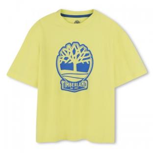 Gelbes Timberland-T-Shirt für Jungen T60422 Ansicht 0