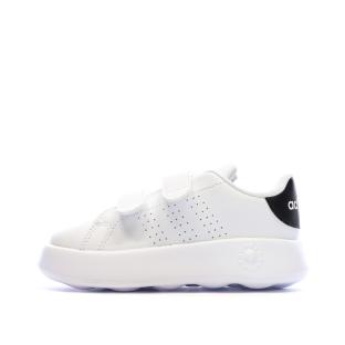 Baskets Blanches/Noir Garçon/Fille bébé Adidas Advantage vue 0