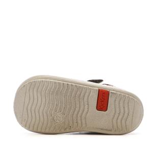 Baskets Hautes Beige/Camel Garçon Kickers Bottillon vue 5